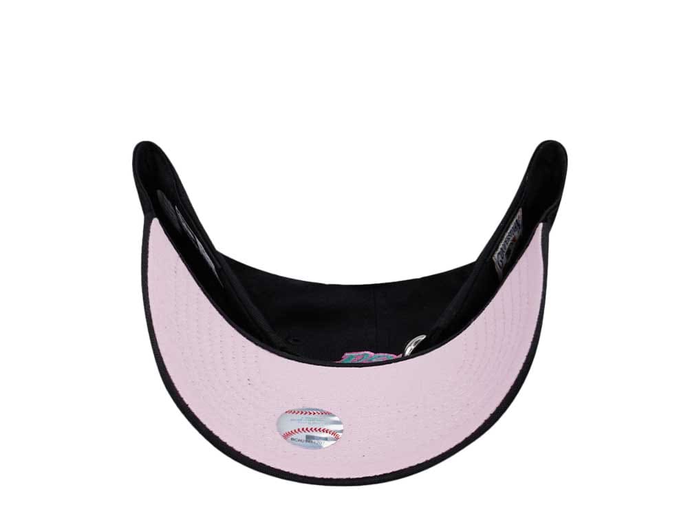 New Era Tampa Bay Rays Black Teal Pink 9Twenty Strapback Casquette