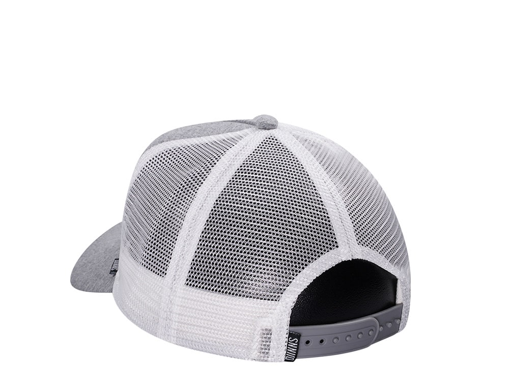 Djinns Jersey Gray White Trucker Snapback Casquette