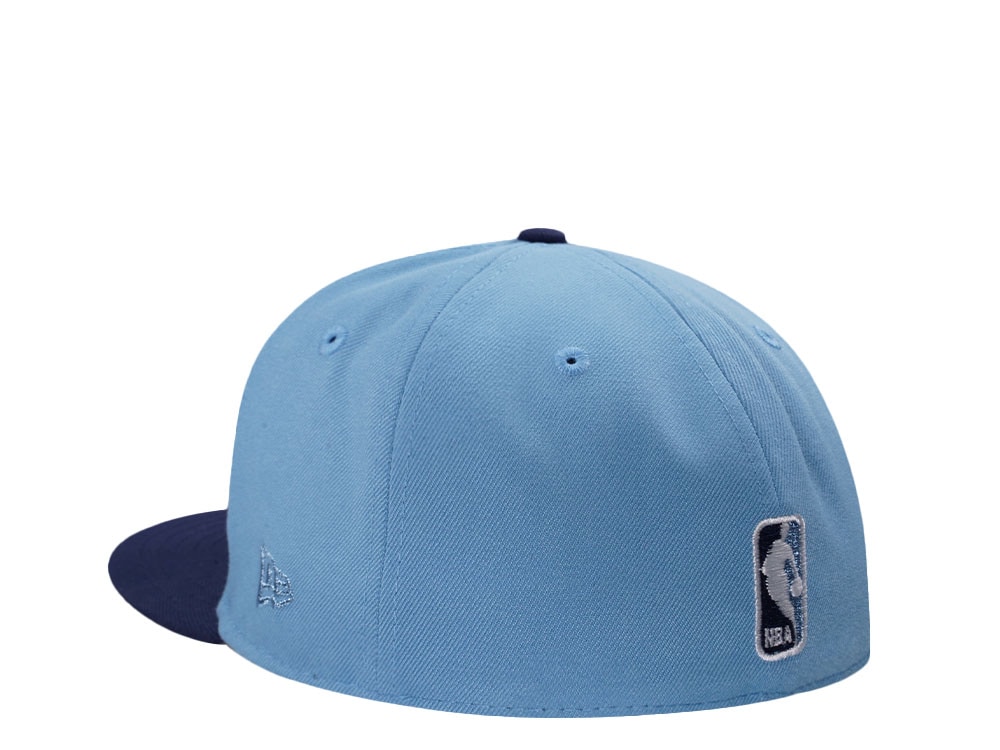 New Era Chicago Bulls 6x NBA Champion Sky Blue Two Tone Edition 59Fifty Fitted Casquette