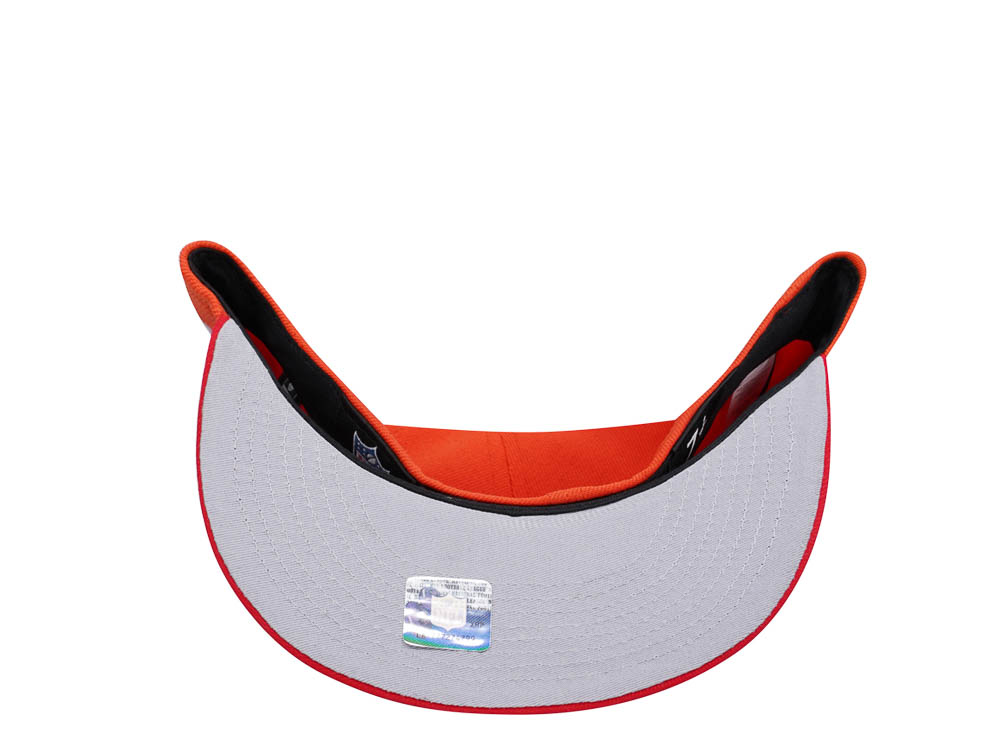 New Era New England Patriots Orange Two Tone Edition 59Fifty Fitted Casquette