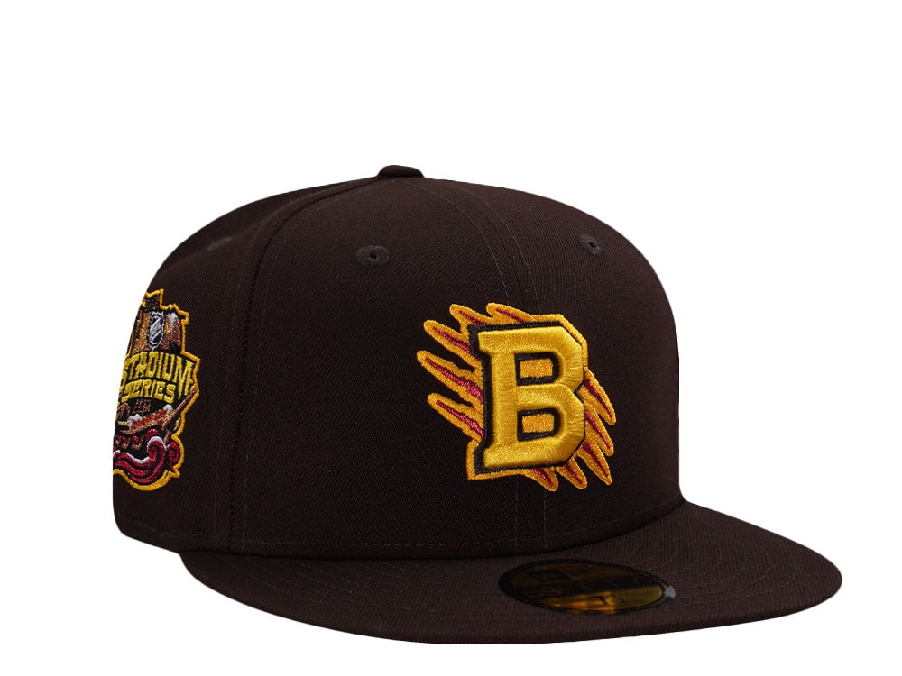New Era Boston Bruins Stadium Series 2026 Burnt Wood Prime Edition 59Fifty Fitted Casquette