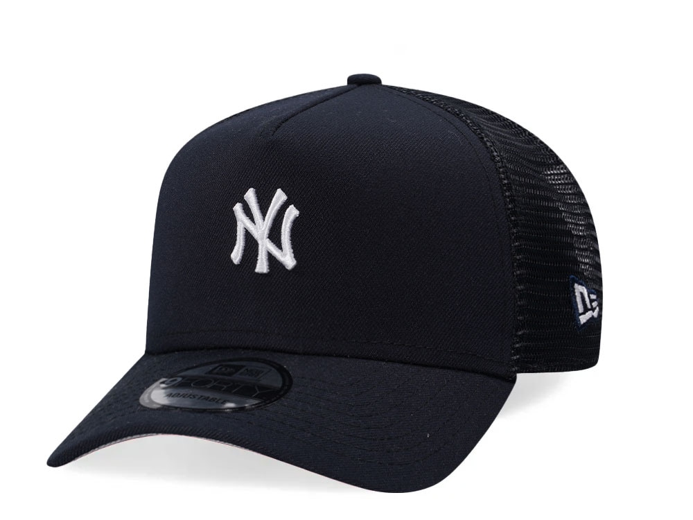 New Era New York Yankees Navy Classic Trucker A Frame 9Forty Snapback Casquette