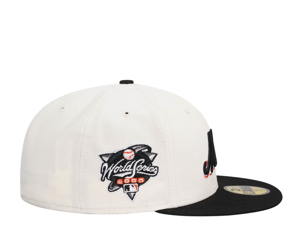 New Era New York Mets World Series 2000 Black Chrome Two Tone Edition 59Fifty Fitted Casquette