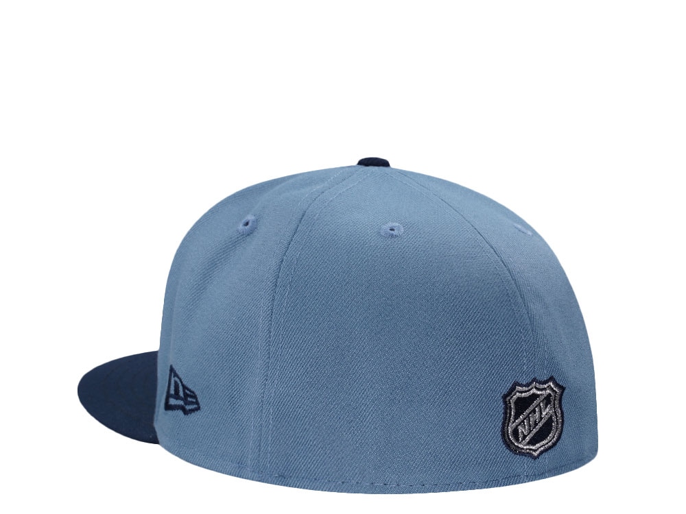 New Era Calgary Flames Stanley Cup Champions 1989 Blue Two Tone Edition 59Fifty Fitted Casquette