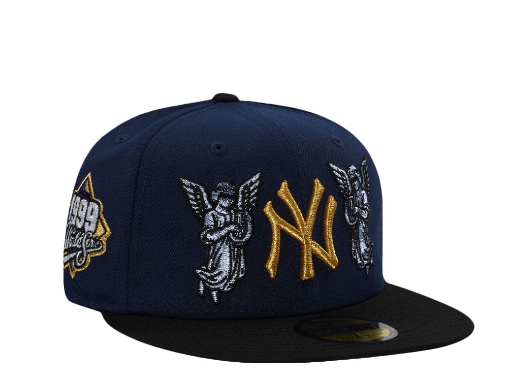 New Era New York Yankees World Series 1999 Angel Ocean Blue Two Tone Edition 59Fifty Fitted Casquette