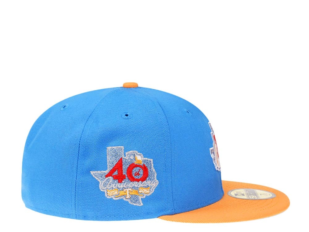 New Era Texas Rangers 40th Anniversary Ice Two Tone Prime Edition 59Fifty Fitted Casquette