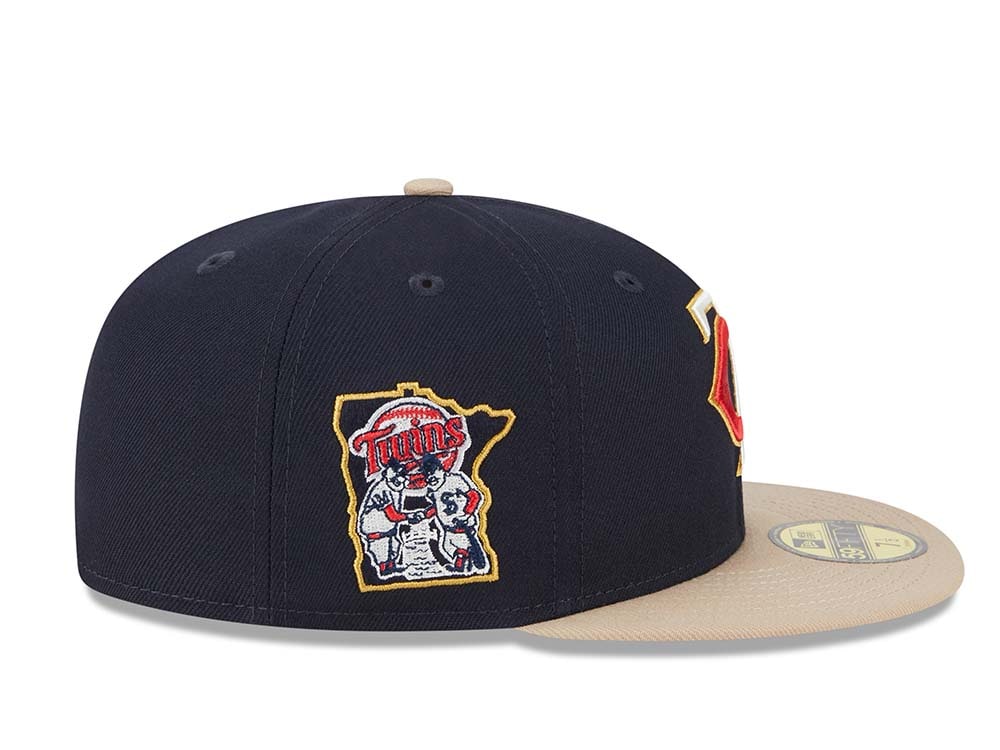 New Era Minnesota Twins Varsity Pin Two Tone Edition 59Fifty Fitted Casquette