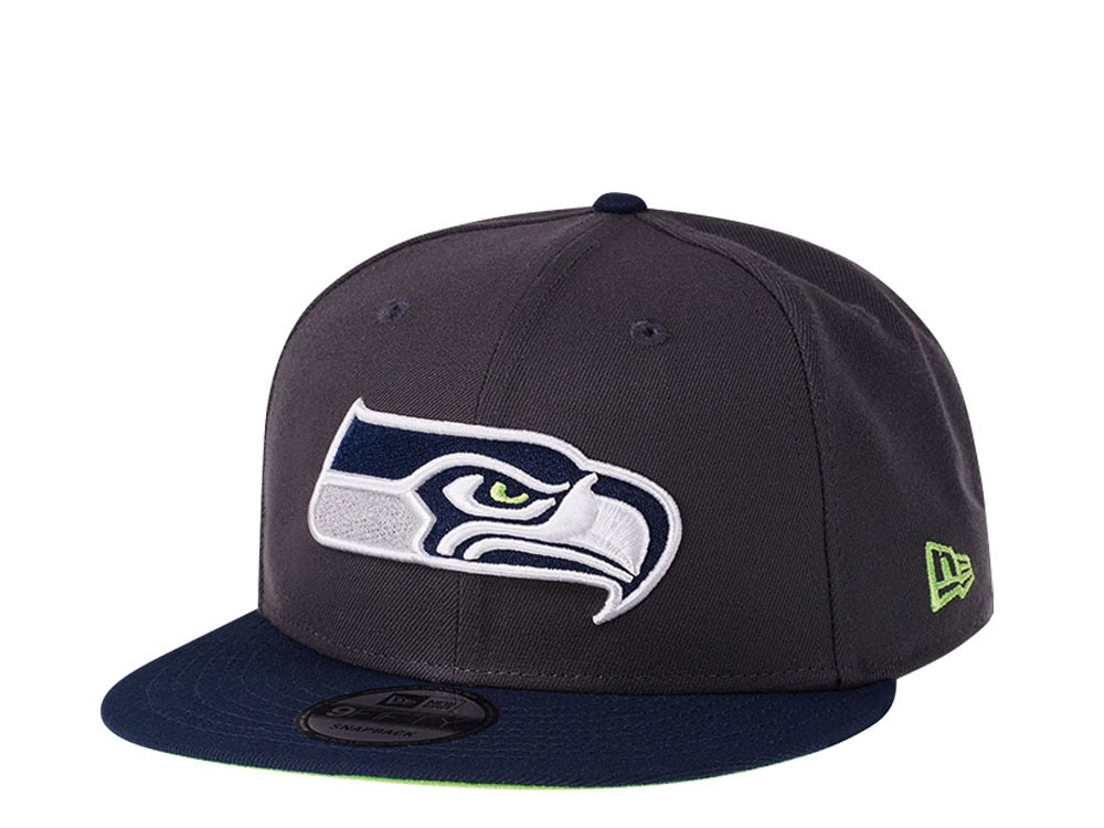 New Era Seattle Seahawks Blue and Grey Edition 9Fifty Snapback Casquette