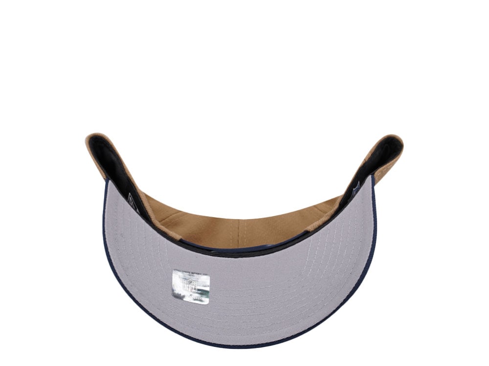 New Era New England Patriots Khaki Two Tone Edition 9Forty A Frame Snapback Casquette