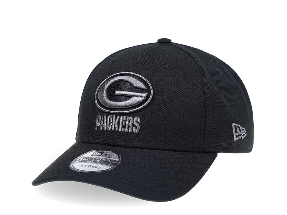 New Era Green Bay Packers Curved Grey Edition 9Forty Strapback Casquette