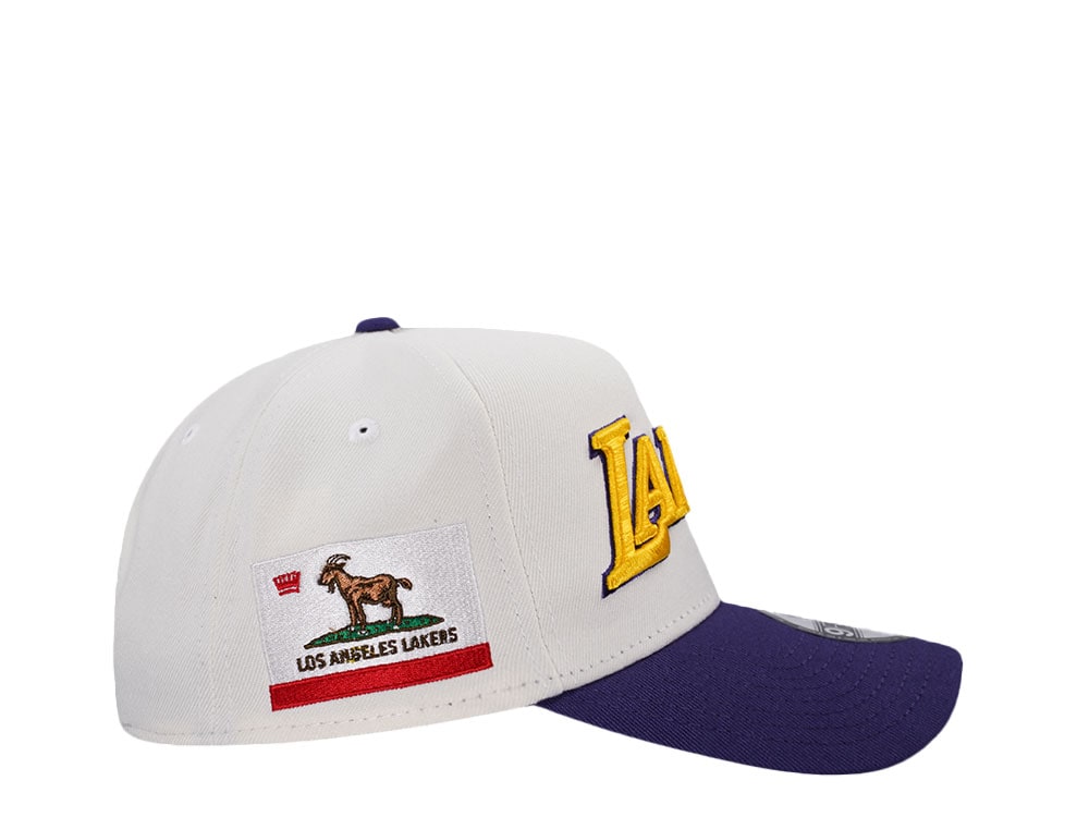 New Era Los Angeles Lakers Goat Two Tone Edition 9Forty A Frame Snapback Casquette