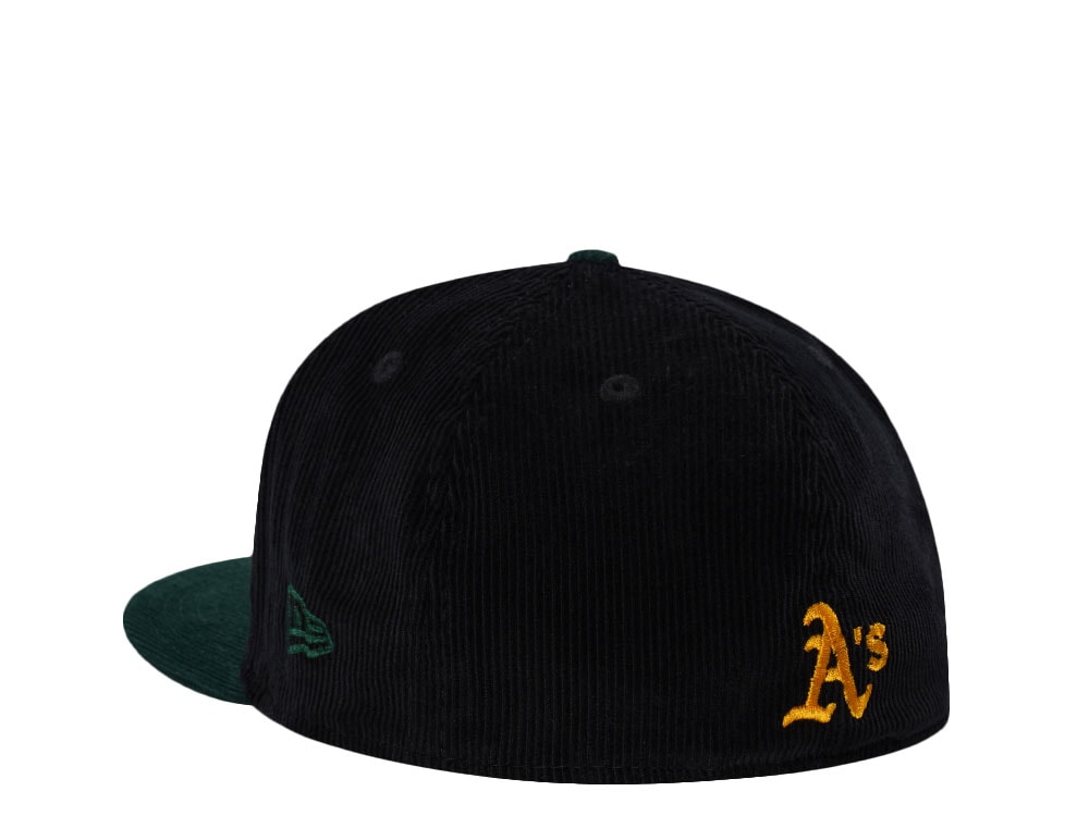New Era Oakland Athletics World Series 1989 Corduroy Black Two Tone Edition 59Fifty Fitted Casquette