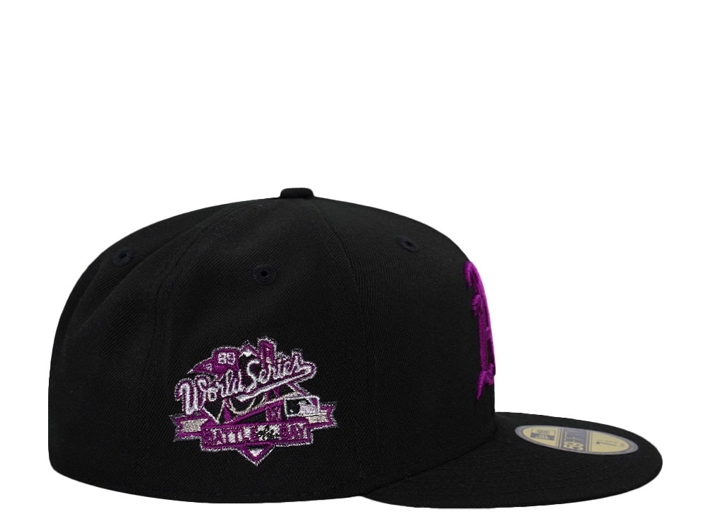 New Era Oakland Athletics World Series 1989 Black Prime Edition 59Fifty Fitted Casquette