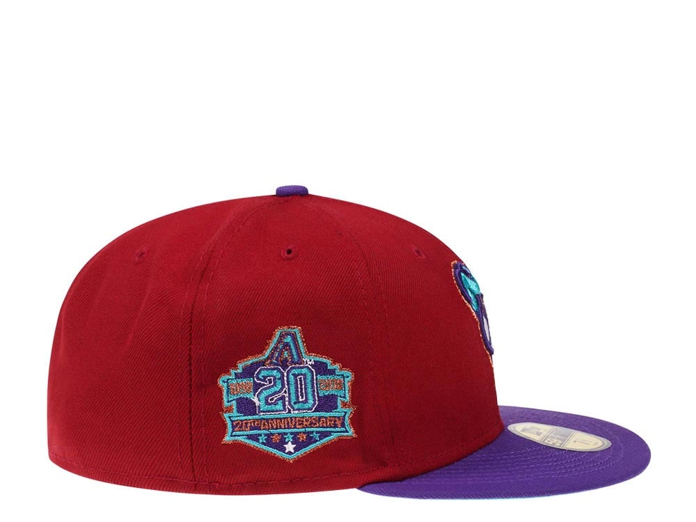 New Era Arizona Diamondbacks 20th Anniversary Copper Prime Two Tone Edition 59Fifty Fitted Casquette