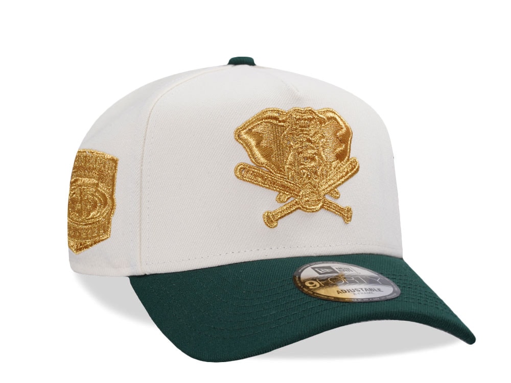 New Era Oakland Athletics Stadium Chrome Two Tone Edition 9Forty A Frame Snapback Casquette