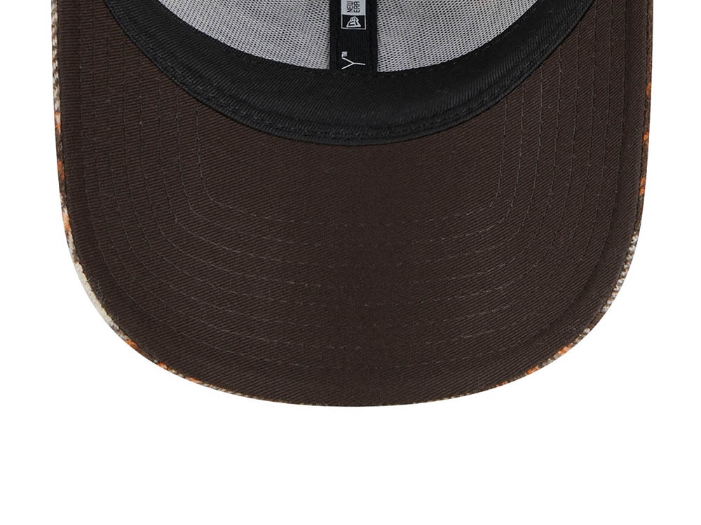 New Era New York Yankees Checkered Brown 9Forty Strapback Casquette