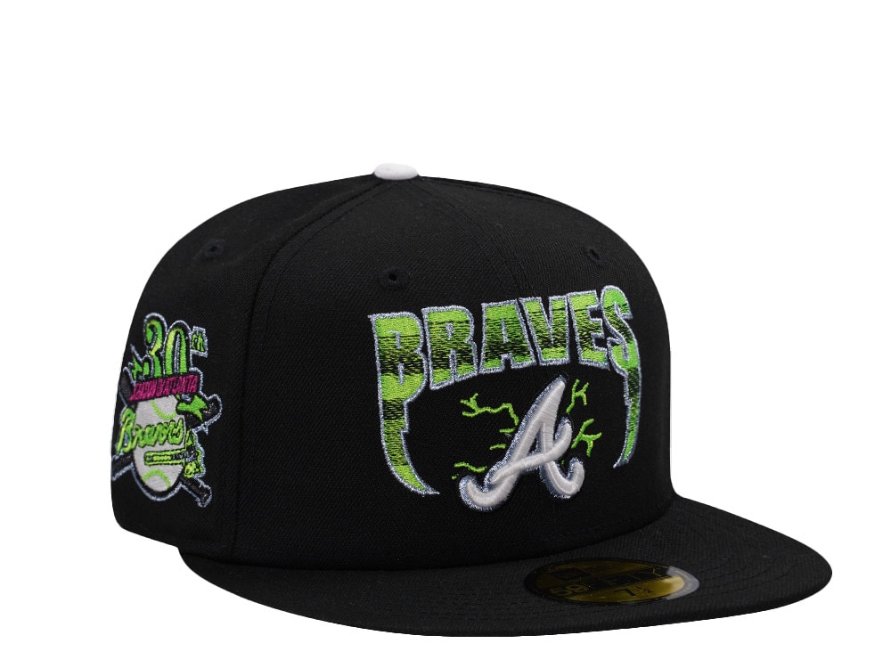 New Era Atlanta Braves 30th Anniversary Black Prime Edition 59Fifty Fitted Casquette