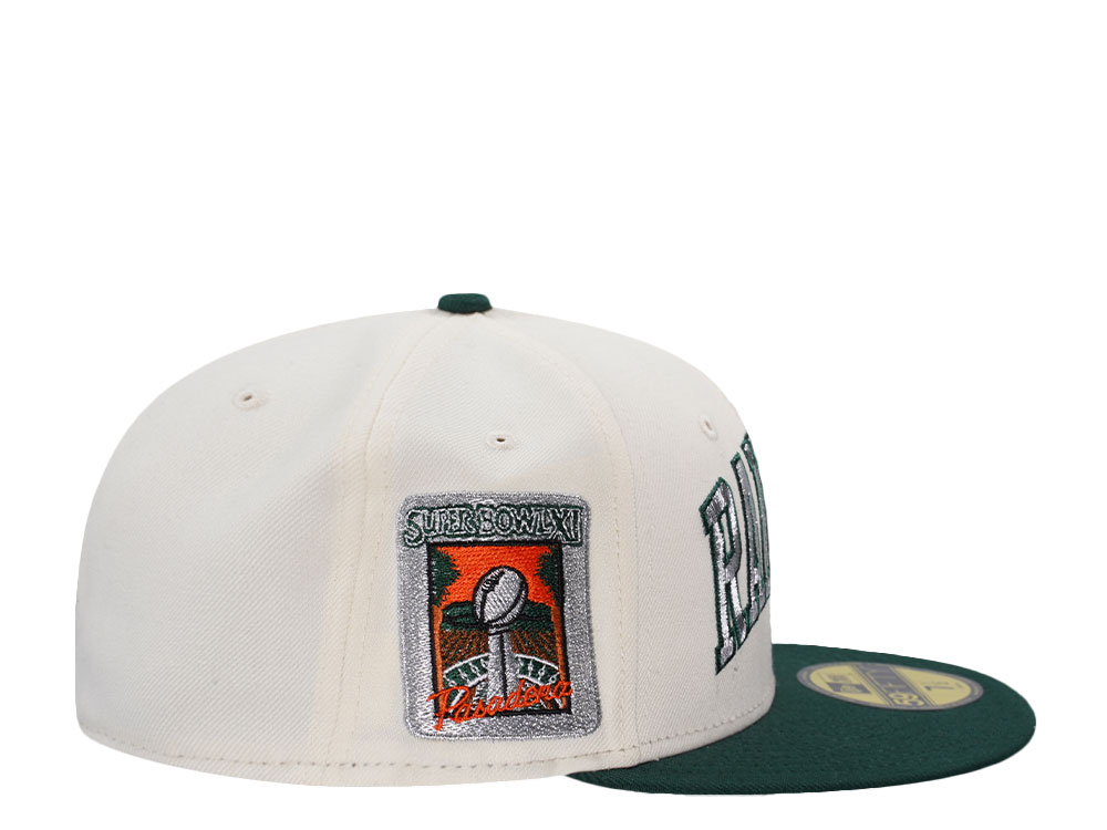 New Era Las Vegas Raiders Super Bowl XI Chrome Two Tone Edition 59Fifty Fitted Casquette