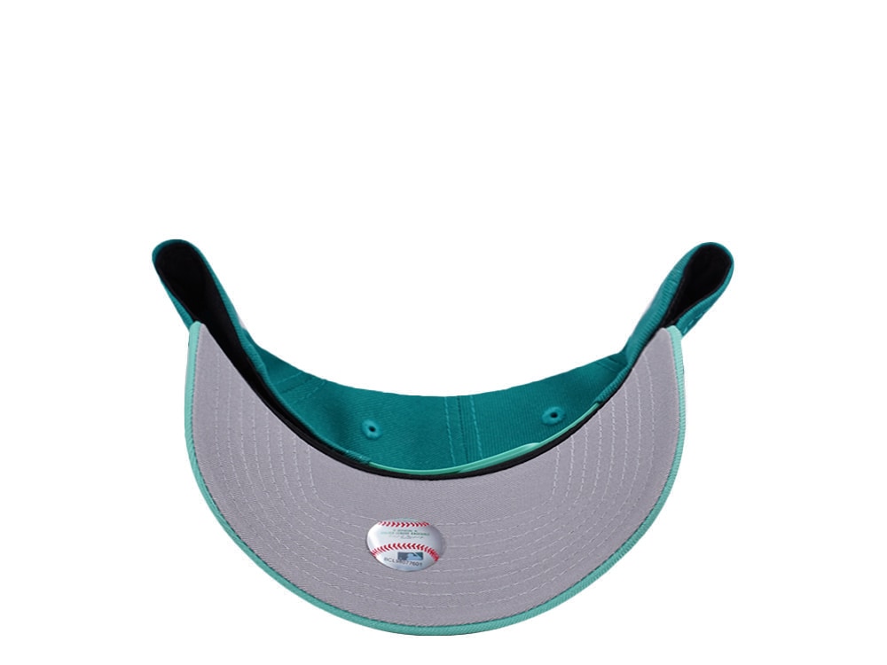 New Era Toronto Blue Jays 40th Anniversary Mint Two Tone Edition 9Forty A Frame Snapback Casquette