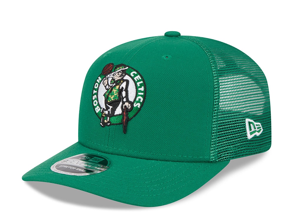 New Era Boston Celtics Green Edition 9Seventy Trucker Snapback Casquette