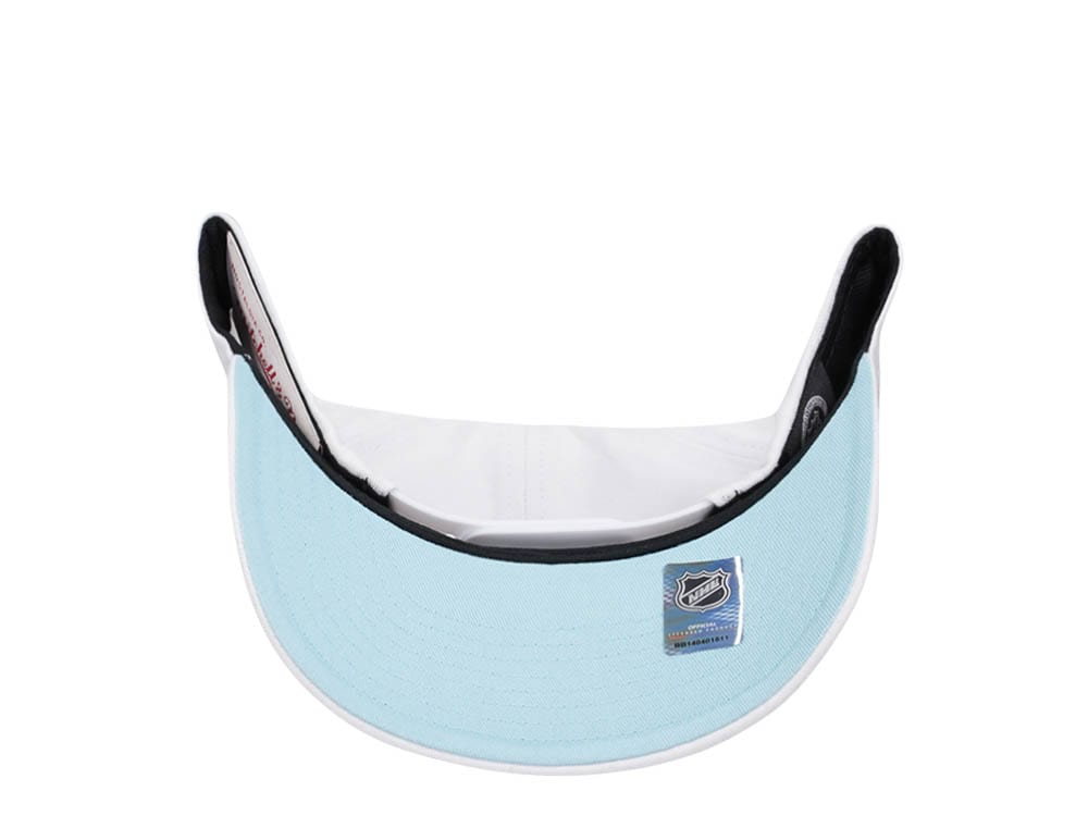 Mitchell & Ness Seattle Kraken All in Pro White Snapback Casquette