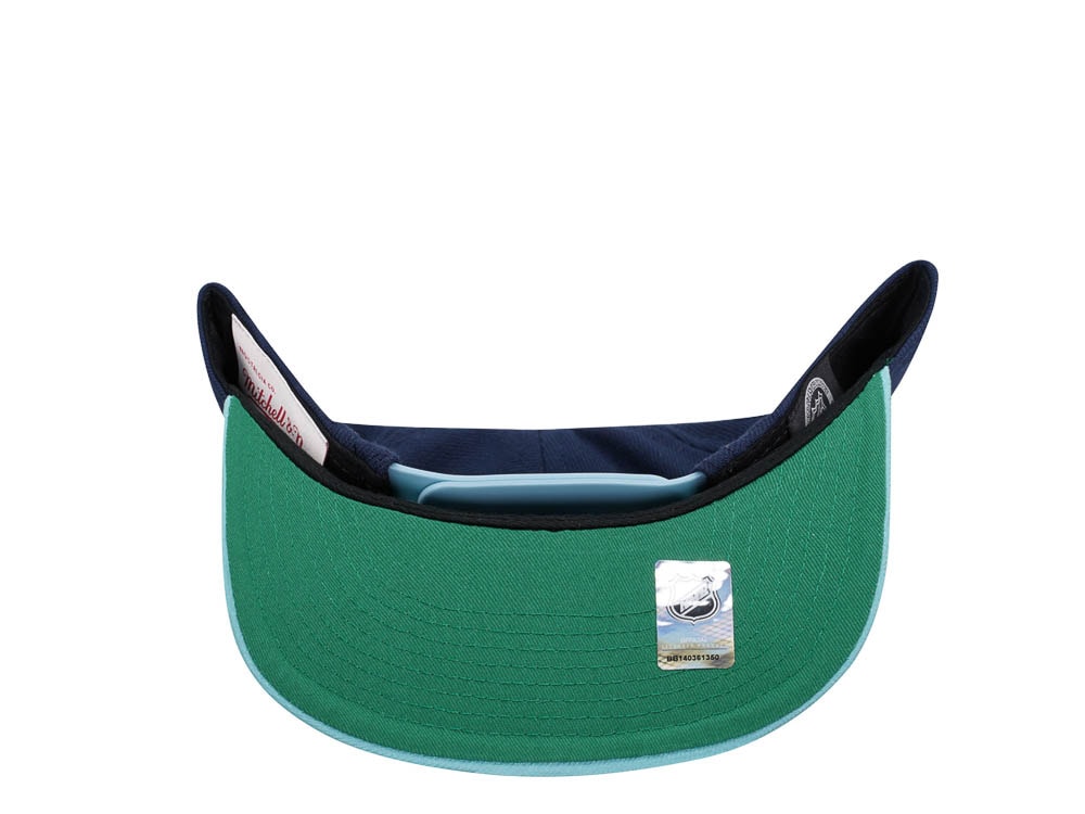Mitchell & Ness Seattle Kraken Transcript Two Tone Snapback Casquette