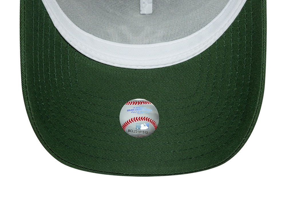 New Era New York Yankees League Essential Dark Green Edition 9Forty A Frame Trucker Snapback Casquette