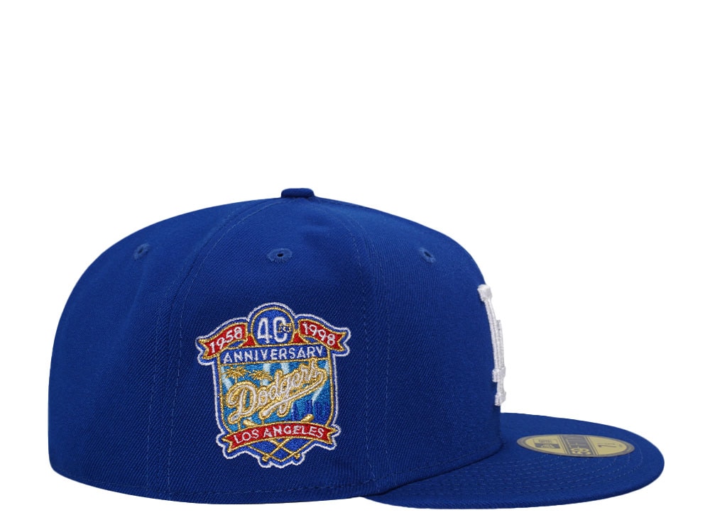 New Era Los Angeles Dodgers 40th Anniversary Royal Classic Edition 59Fifty Fitted Casquette