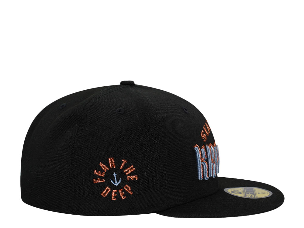 New Era Seattle Kraken Fear the Deep Metallic Prime Edition 59Fifty Fitted Casquette
