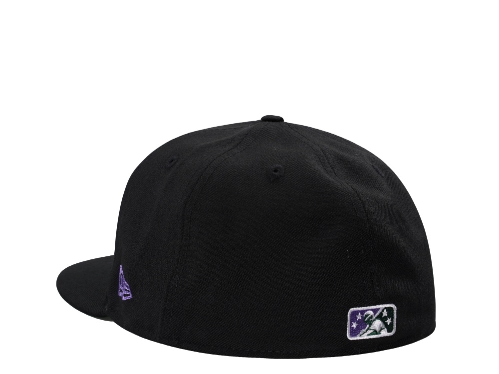 New Era Jamestown Jammers Wool Black Throwback Edition 59Fifty Fitted Casquette