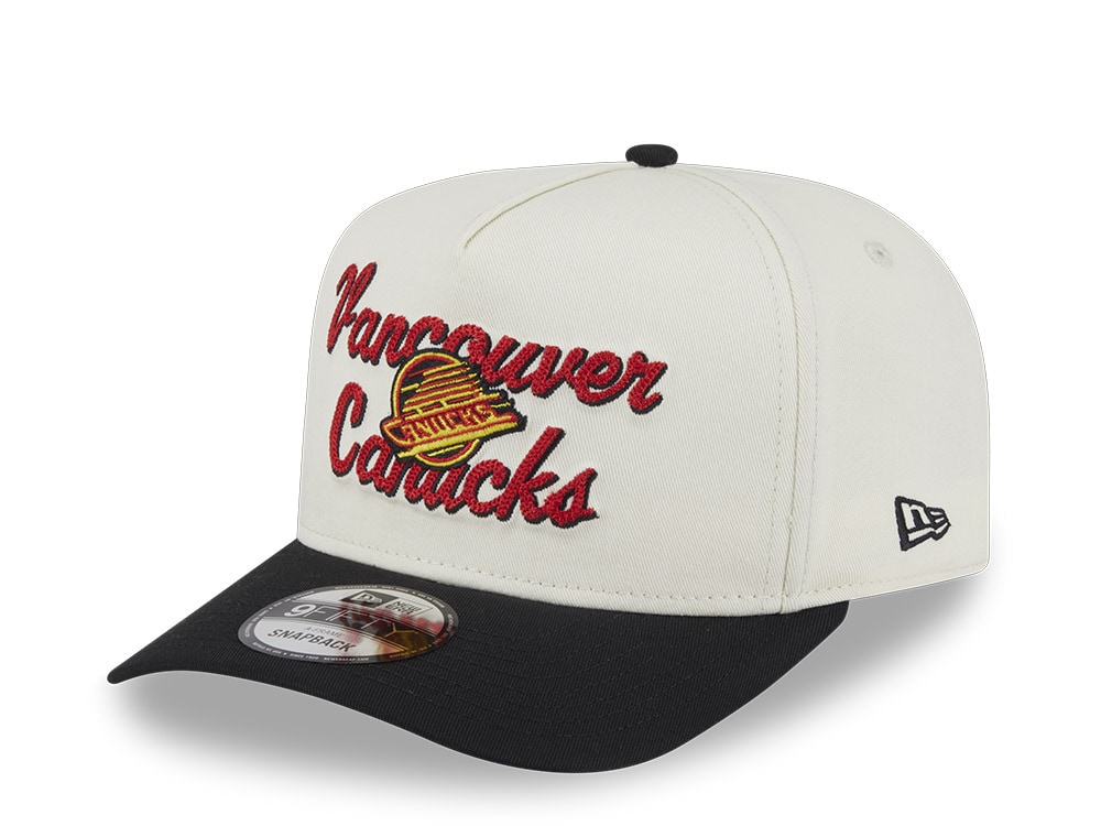 New Era Vancouver Canucks Chainstitch 9Fifty A Frame Snapback Casquette