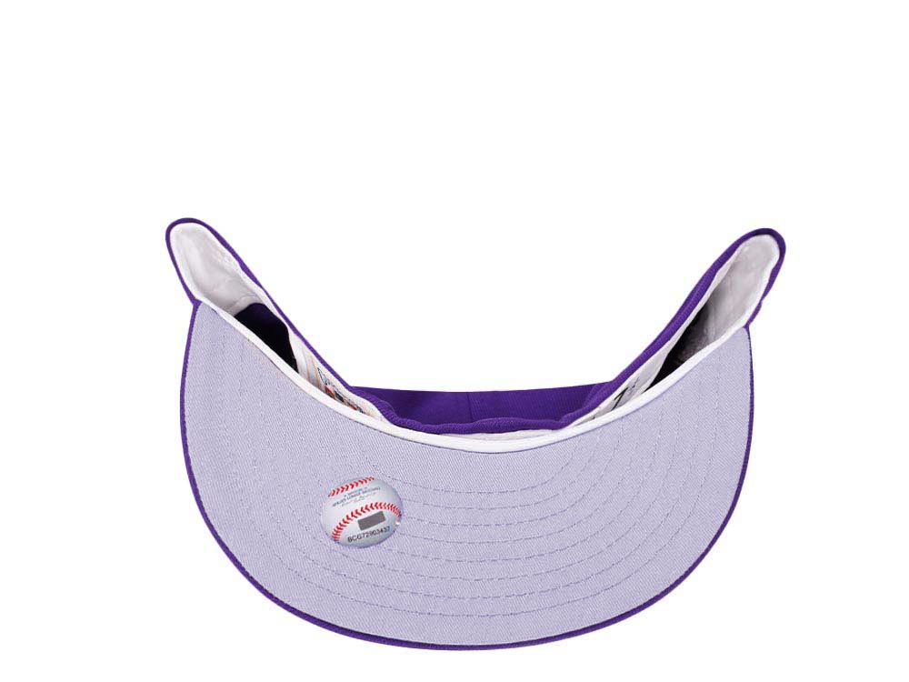 New Era Colorado Rockies 20th Anniversary Purple Lavender Edition 59Fifty Fitted Casquette