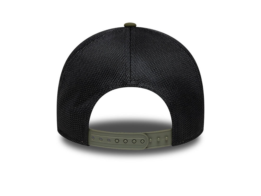New Era Los Angeles Dodgers Olive Edition 9Forty A Frame Trucker Snapback Casquette