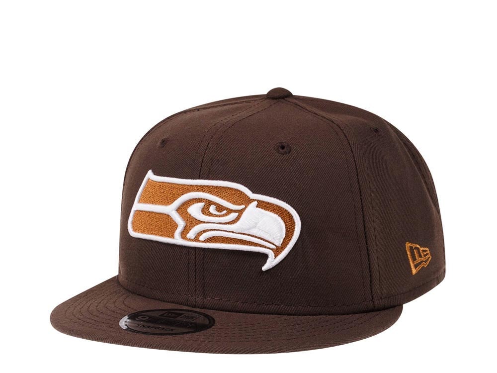New Era Seattle Seahawks Brown Caramel Edition 9Fifty Snapback Casquette