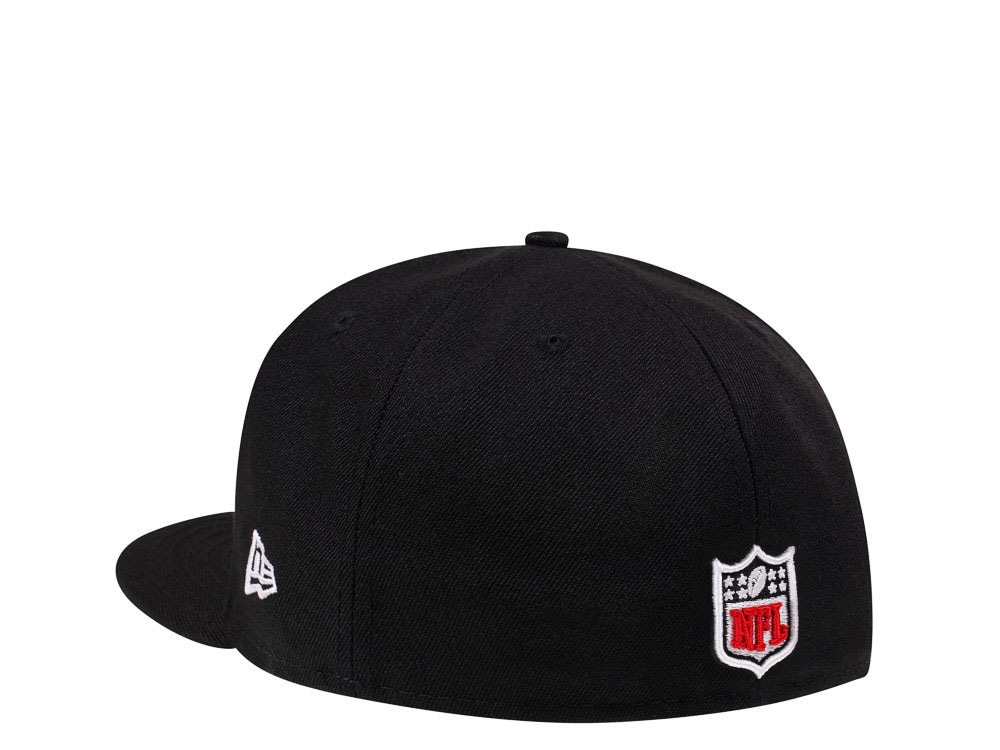 New Era New England Patriots Black Crimson Collection 59Fifty Fitted Casquette