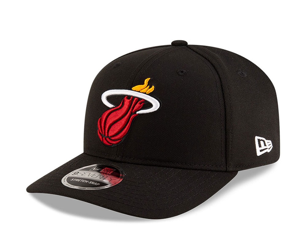 New Era Miami Heat NBA Team Black Edition 9Seventy Snapback Casquette