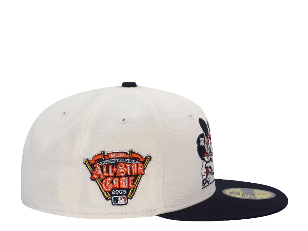 New Era Detroit Tigers All Star Game 2005 Chrome Two Tone Edition 59Fifty Fitted Casquette