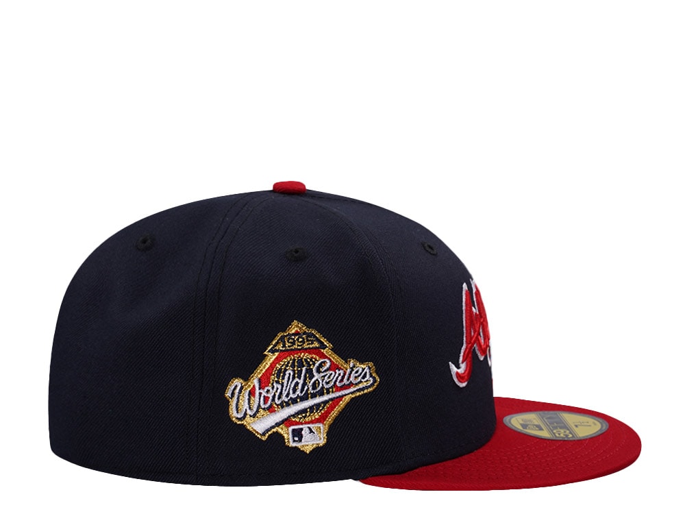 New Era Atlanta Braves World Series 1995 Navy Two Tone Edition 59Fifty Fitted Casquette