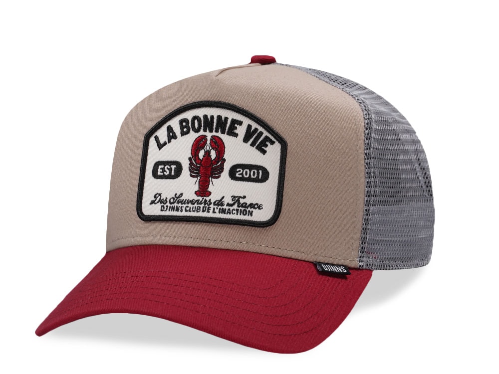 Djinns HFT La Bonne Vie Khaki Two Tone Edition Trucker Snapback Casquette