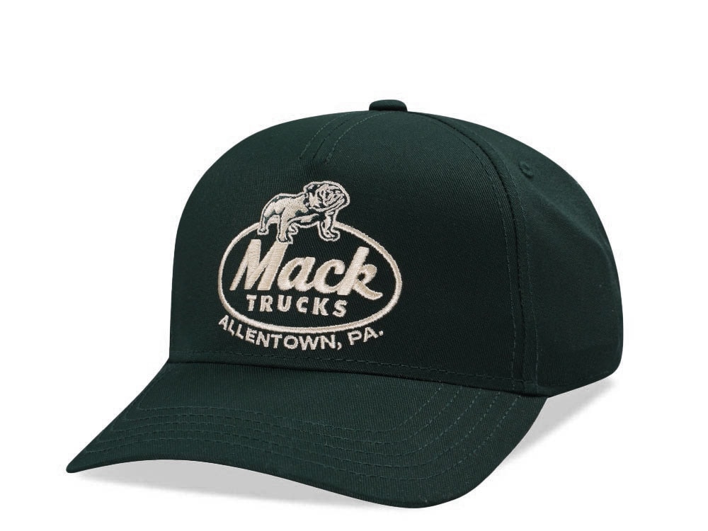 American Needle Mack Truck Valin Dark Green Snapback Casquette