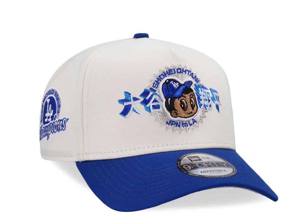New Era Los Angeles Dodgers Shohei Ohtani Silver Chrome Two Tone Edition 9Forty A Frame Snapback Casquette