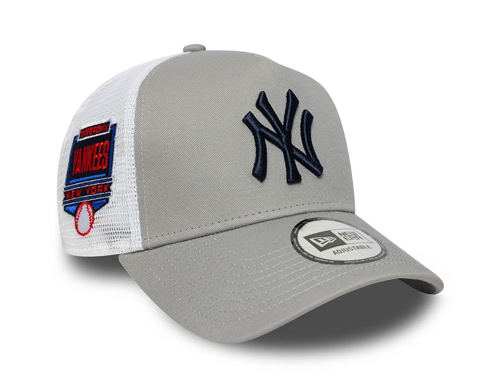 New Era New York Yankees Side Patch 9Forty A Frame Trucker Snapback Casquette