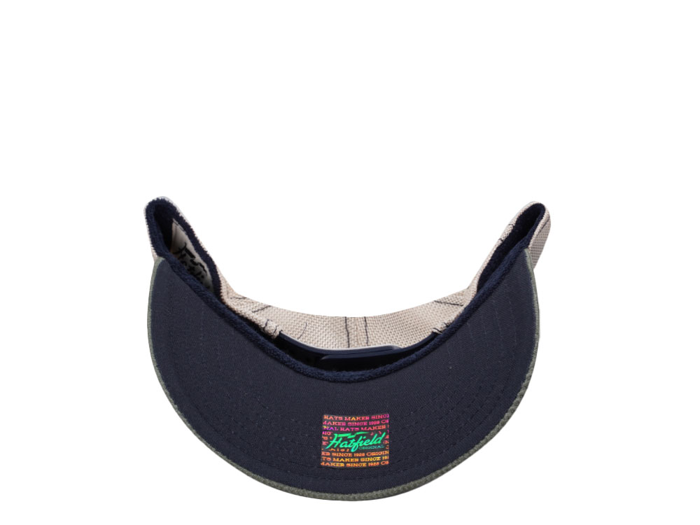 Hatfield Motorcycle Navy Ivory Trucker Snapback Casquette