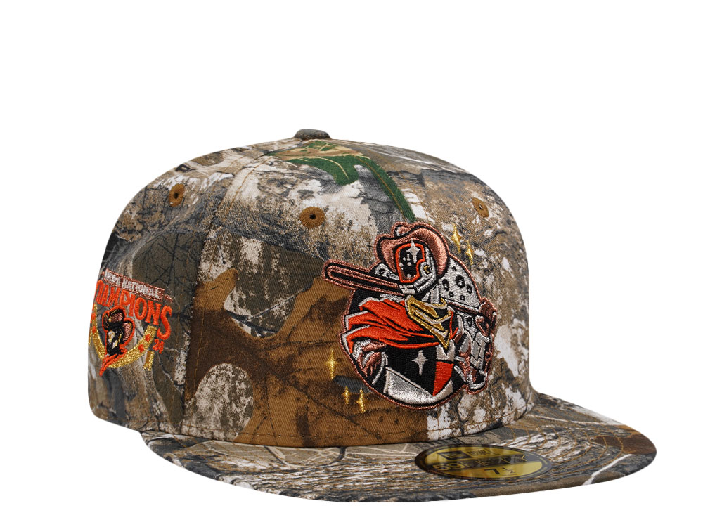 New Era Sugarland Space Cowboys Triple A Champions 2024 Realtree Edition 59Fifty Fitted Casquette