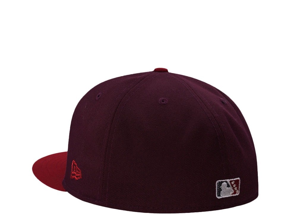 New Era Sugarland Space Cowboys Maroon Two Tone Edition 59Fifty Fitted Casquette