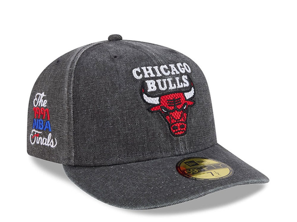 New Era Chicago Bulls NBA Finals 1991 HWC Charcoal Edition 59Fifty Fitted Casquette