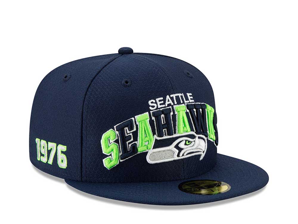 New Era Seattle Seahawks Sideline Cap Home 59Fifty Fitted Casquette