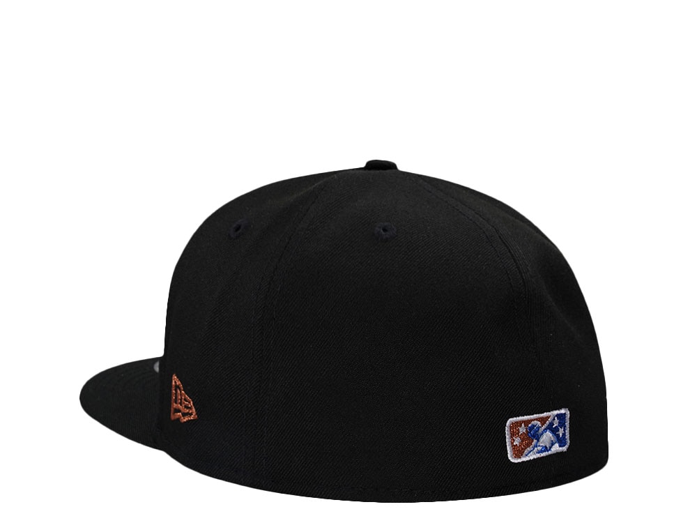 New Era El Paso Chihuahuas Black Copper  Edition 59Fifty AFrame Casquette