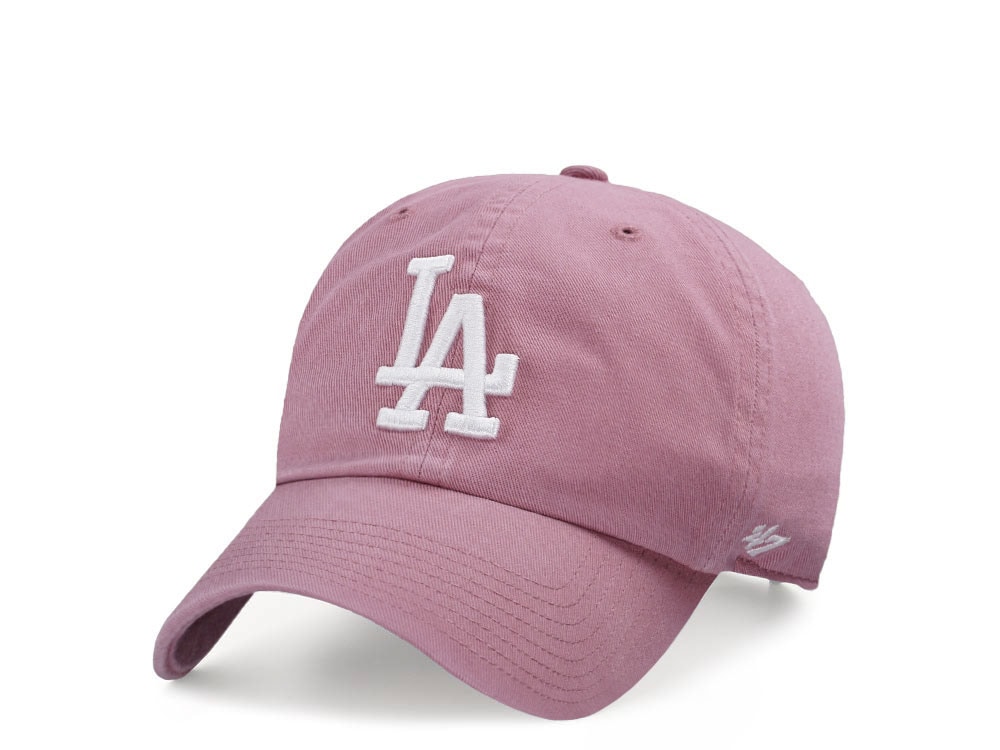 47Brand Los Angeles Dodgers Mauve Clean up Strapback Casquette