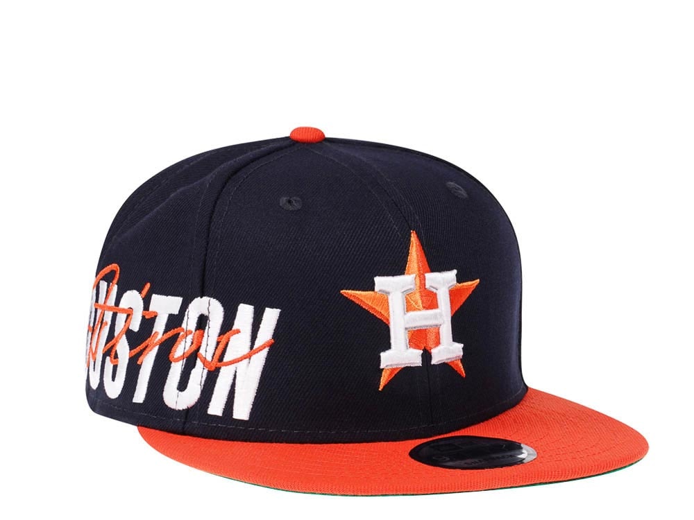 New Era Houston Astros Navy Sidefront Edition 9Fifty Snapback Casquette